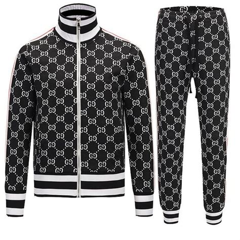 black and white gucci tracksuit|farfetch gucci tracksuit.